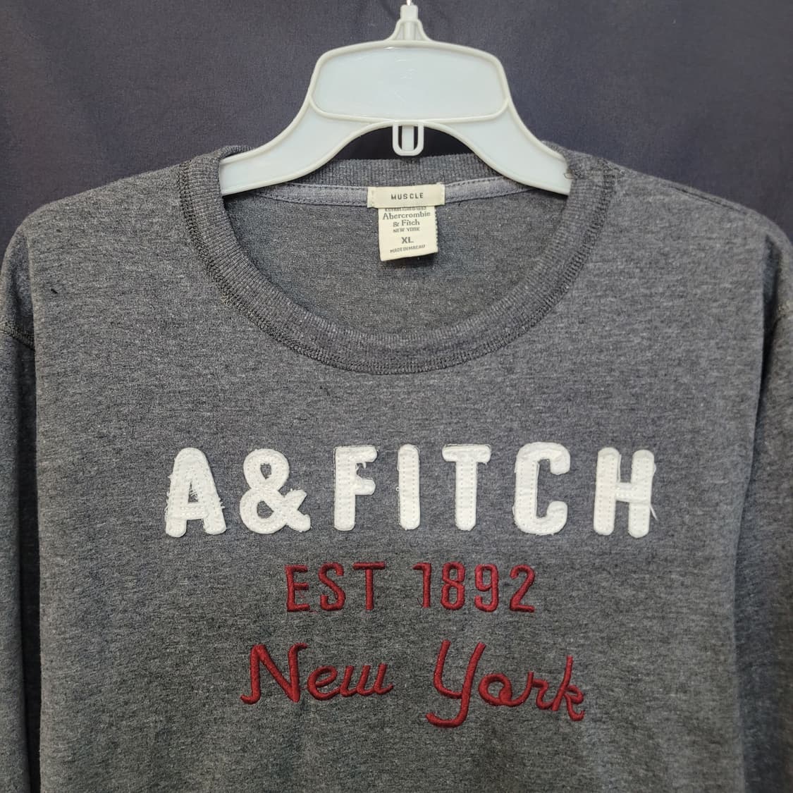 Abercrombie 아베크롬비 빈티지 빅로고 셔츠  상품이미지2