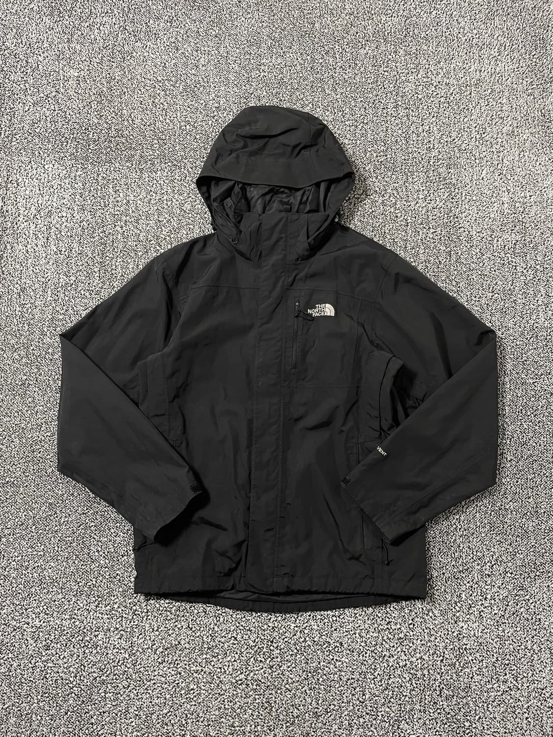빈티지9. 노스페이스 하이벤트 고프코어 바람막이 윈드브레이커 블랙 점퍼 상품이미지1