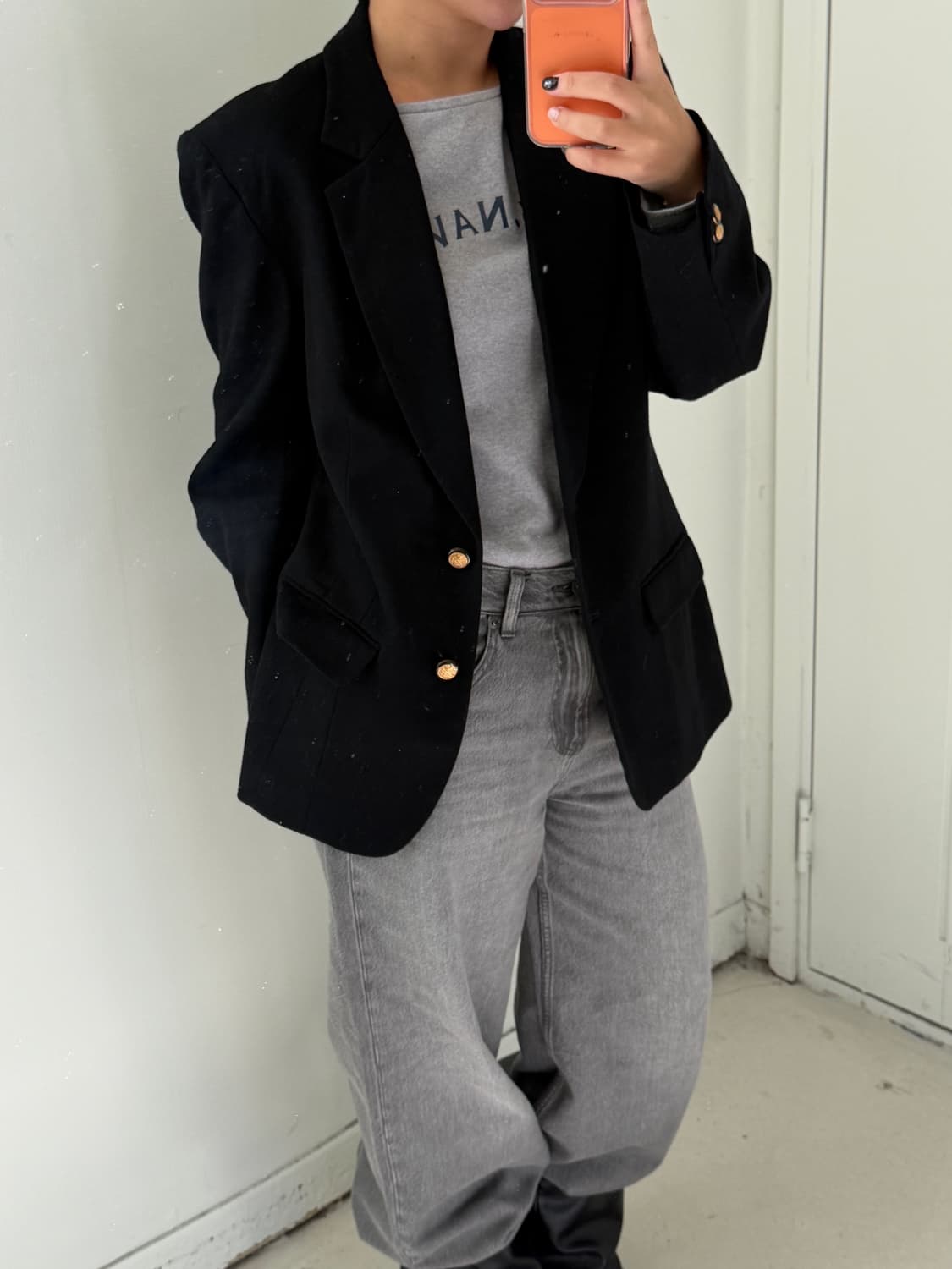 90s USA 펜들턴 오버핏 블랙자켓 상품이미지2