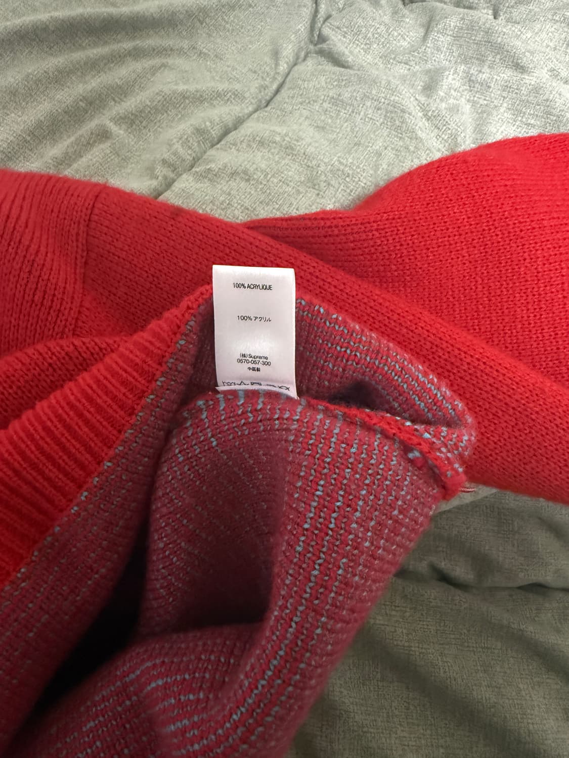 슈프림 x 트레셔 스웨터 레드 - 21FW XL 상품이미지6