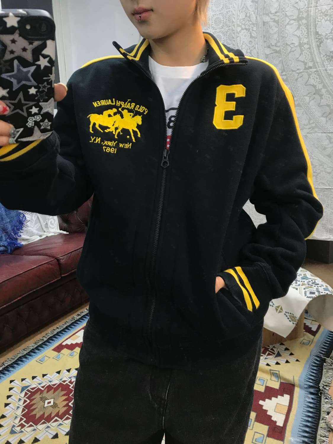 폴로 랄프로렌 빅포니 약기모 집업 자켓  상품이미지1