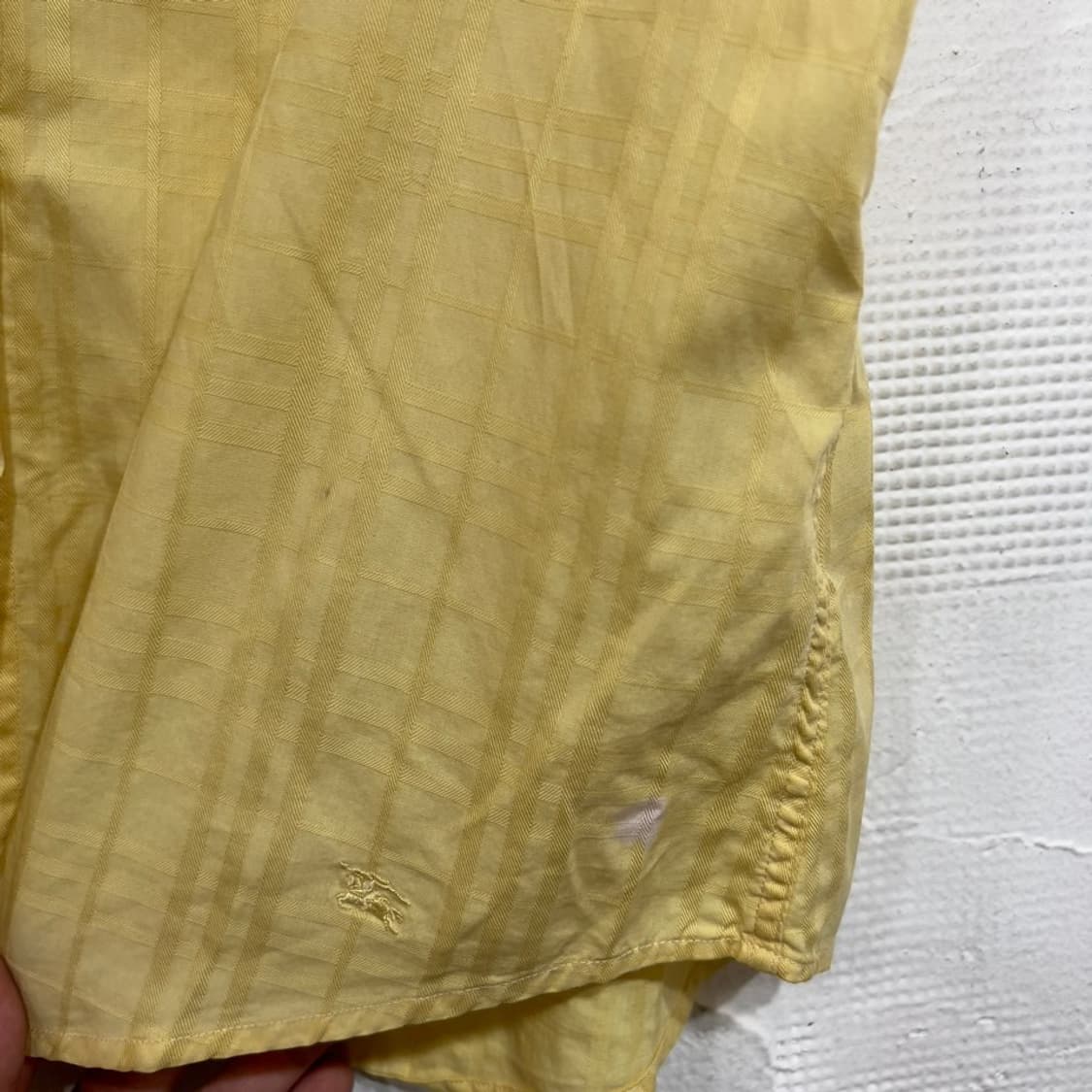 버버리 체크 반팔 셔츠 상품이미지8