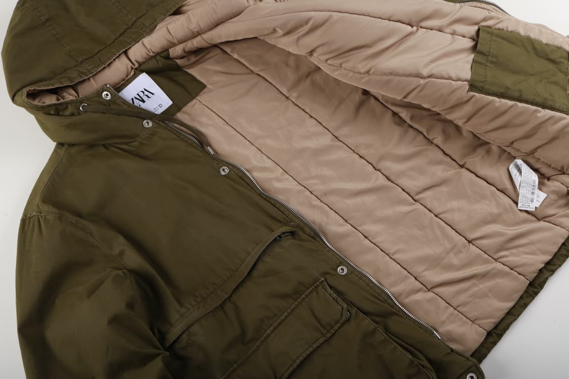 [L] 자라 후디 봄버 자켓 상품이미지5