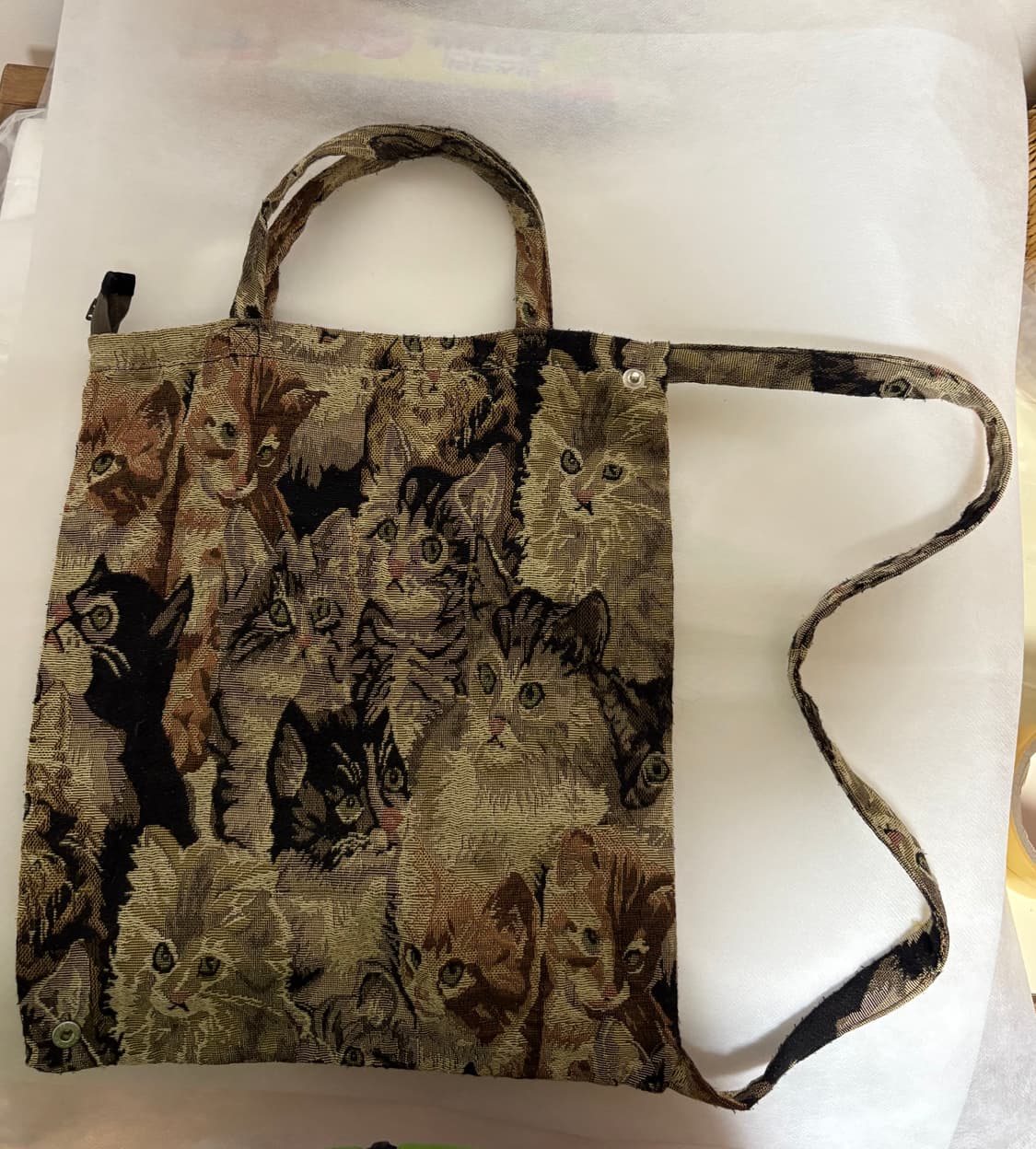 Bless 고양이 에코백 상품이미지1