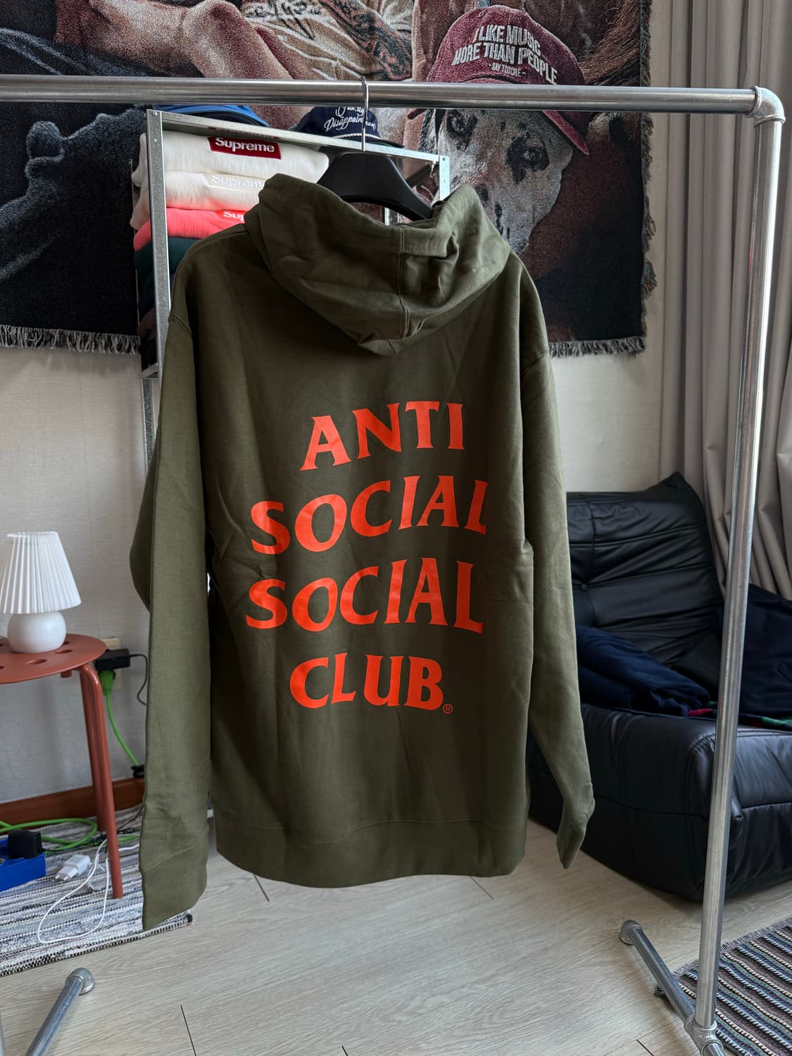 안티소셜소셜클럽 언디핏 후드티 상품이미지2