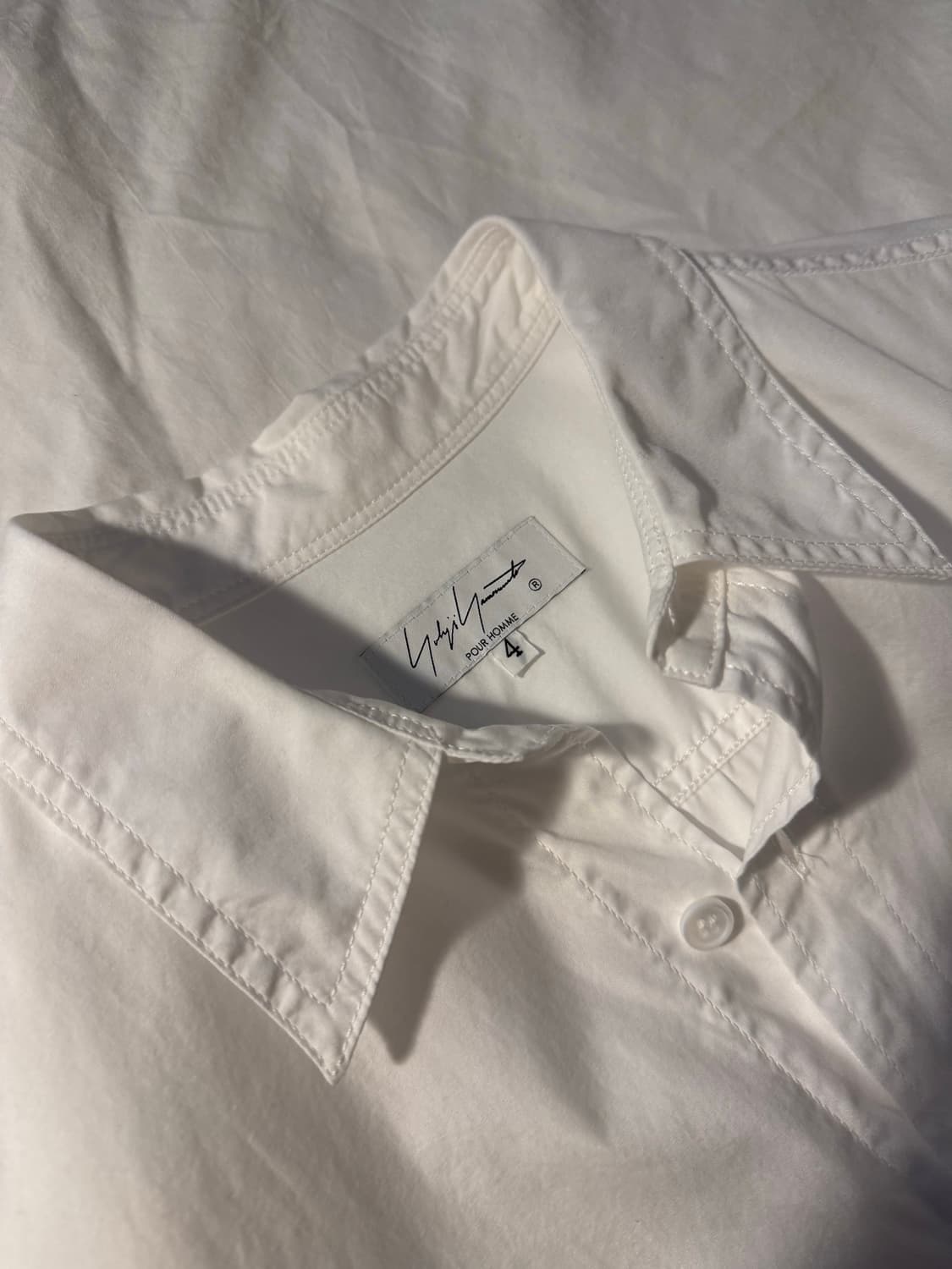 요지야마모토 뿌르옴므 25ss 스탠다드 빅 셔츠 상품이미지3