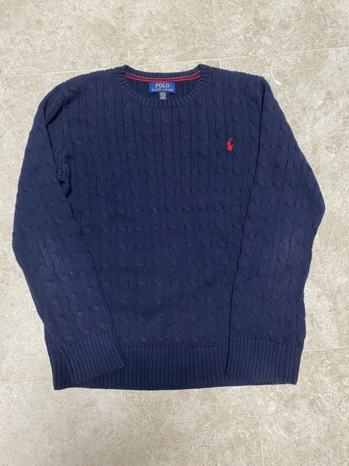 폴로 케이블 니트 상품이미지1