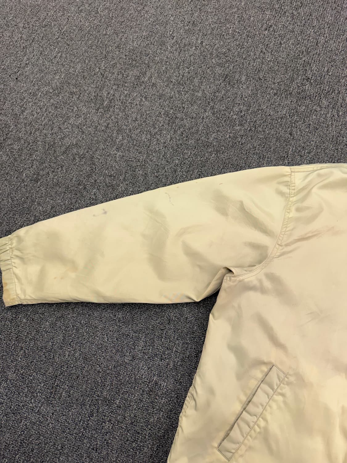 M)컨버스 빈티지 베이지 나일론 코치 자켓 상품이미지6