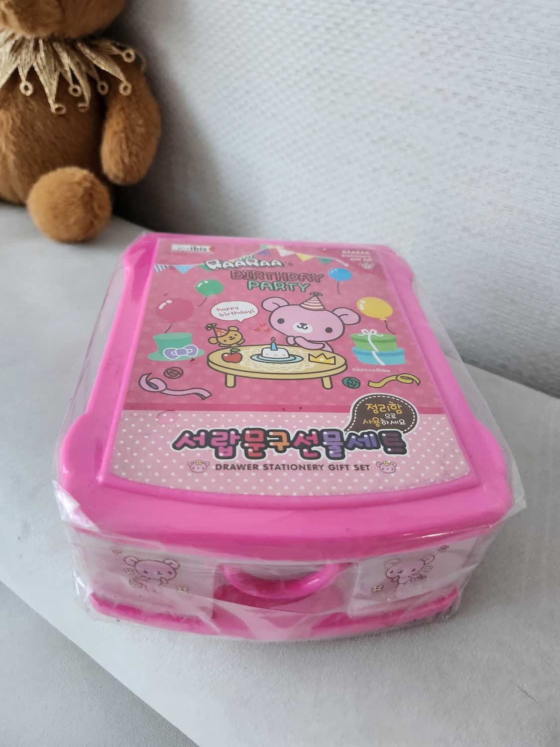 고전문구) 정리함 겸용 서랍장 문구 선물세트 6종 상품이미지2