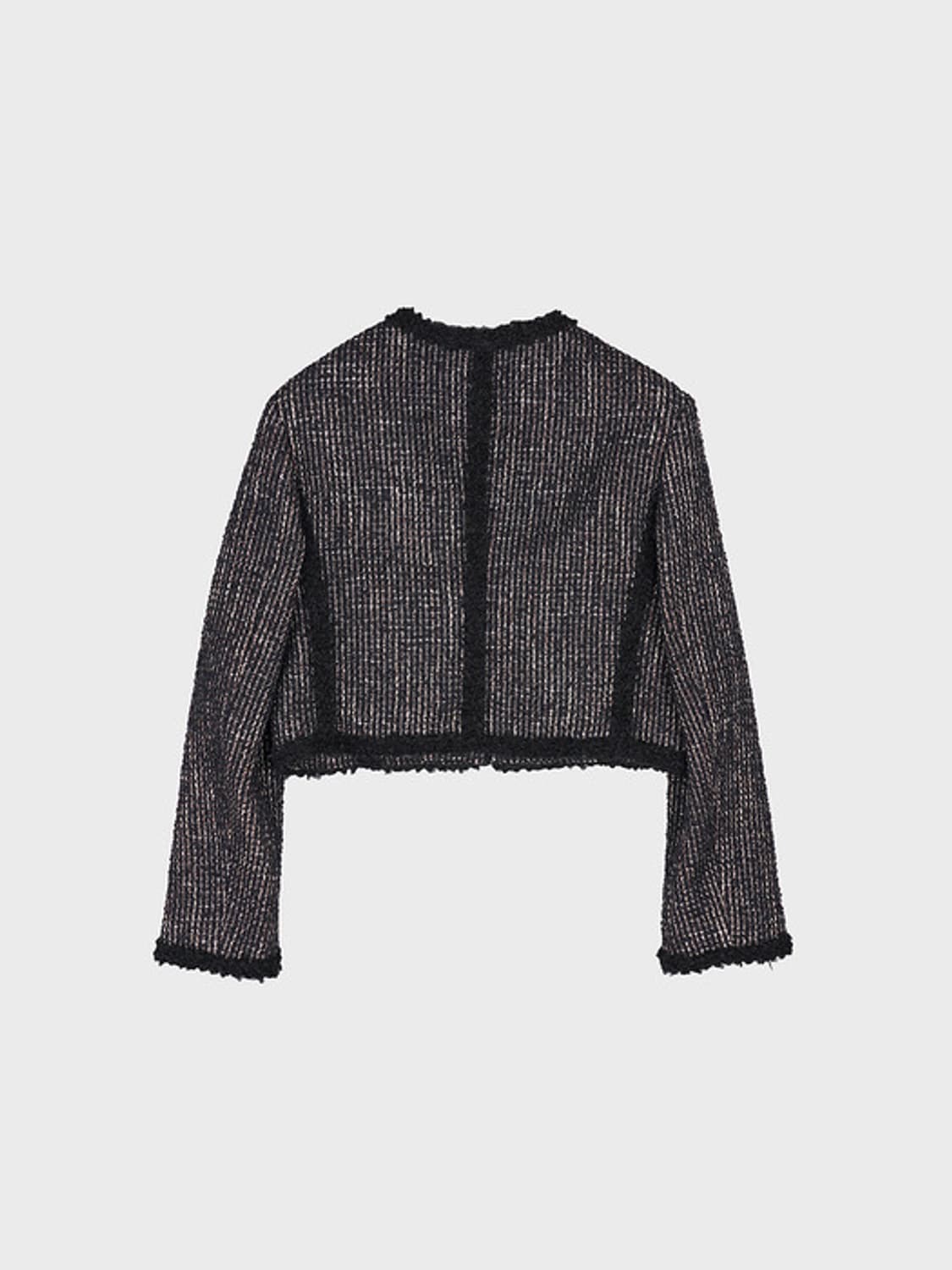 CURLY TRIMMING TWEED JACKET 상품이미지4