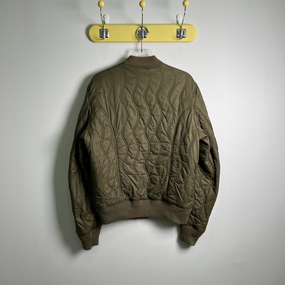 Diesel 디젤 리버시블 카키 퀄팅 봄버 자켓 M 상품이미지3