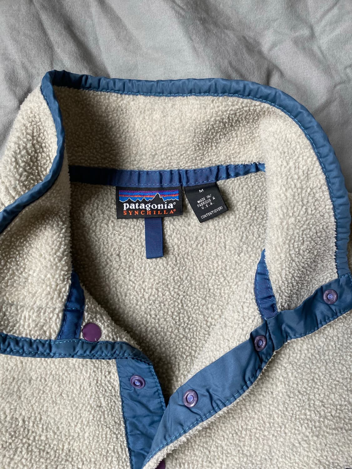 fa01 Patagonia Synchilla snap t [size M] 상품이미지3