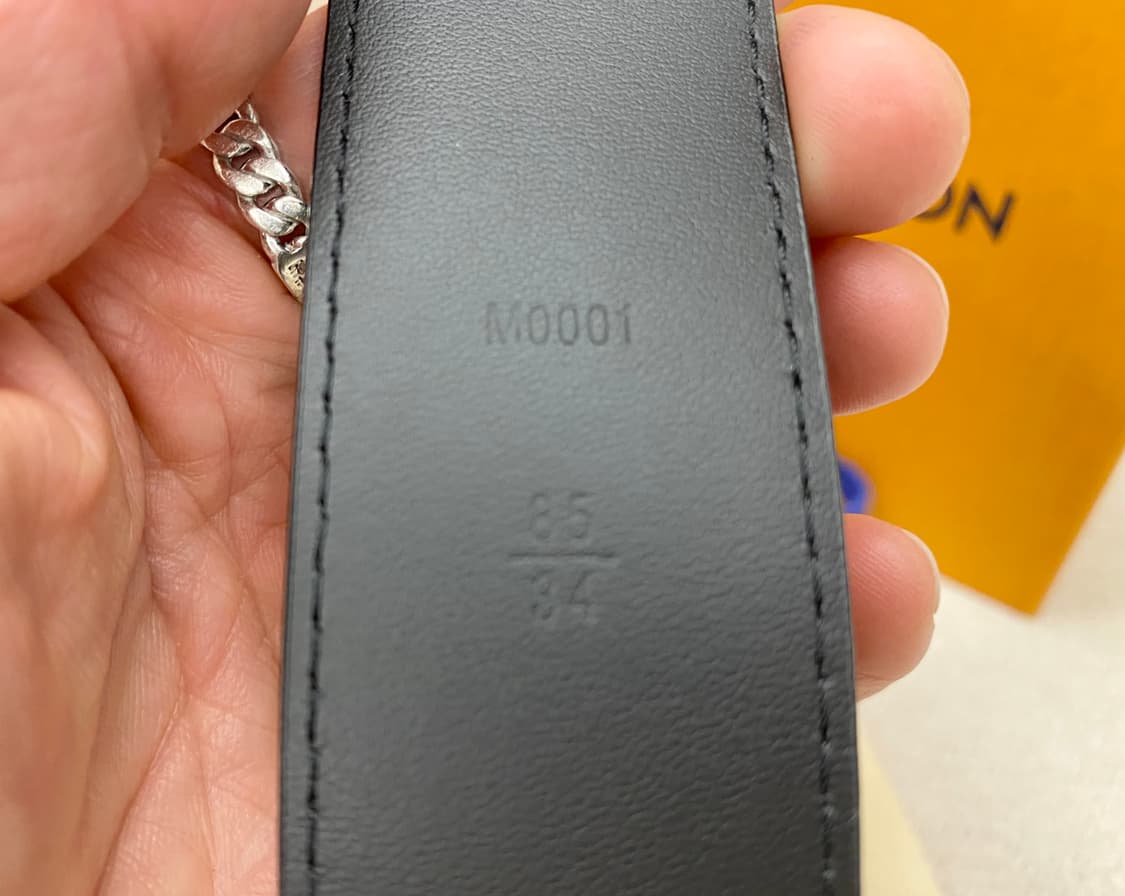 루이비통 타이가 벨트 85 사이즈 남녀공용(컨디션굿) 상품이미지6