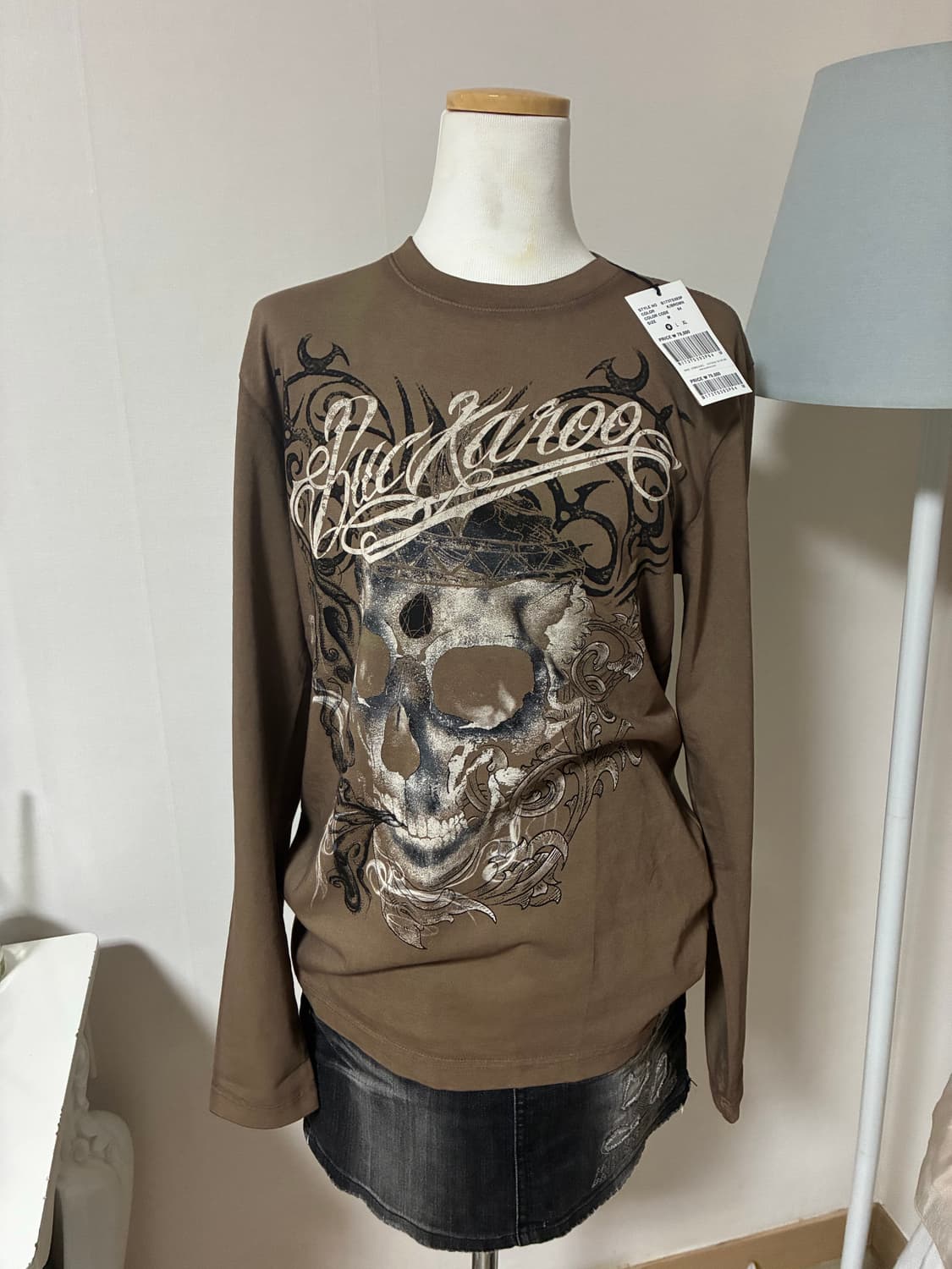 버커루 y2k 롱슬리브 상품이미지1