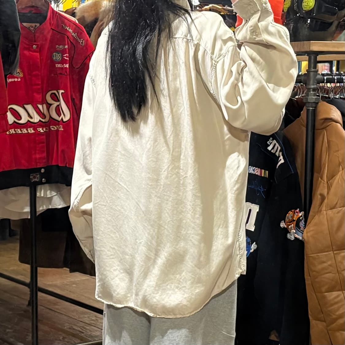 [HI] Carhartt 칼하트 긴팔 셔츠 라이트베이지 상품이미지5