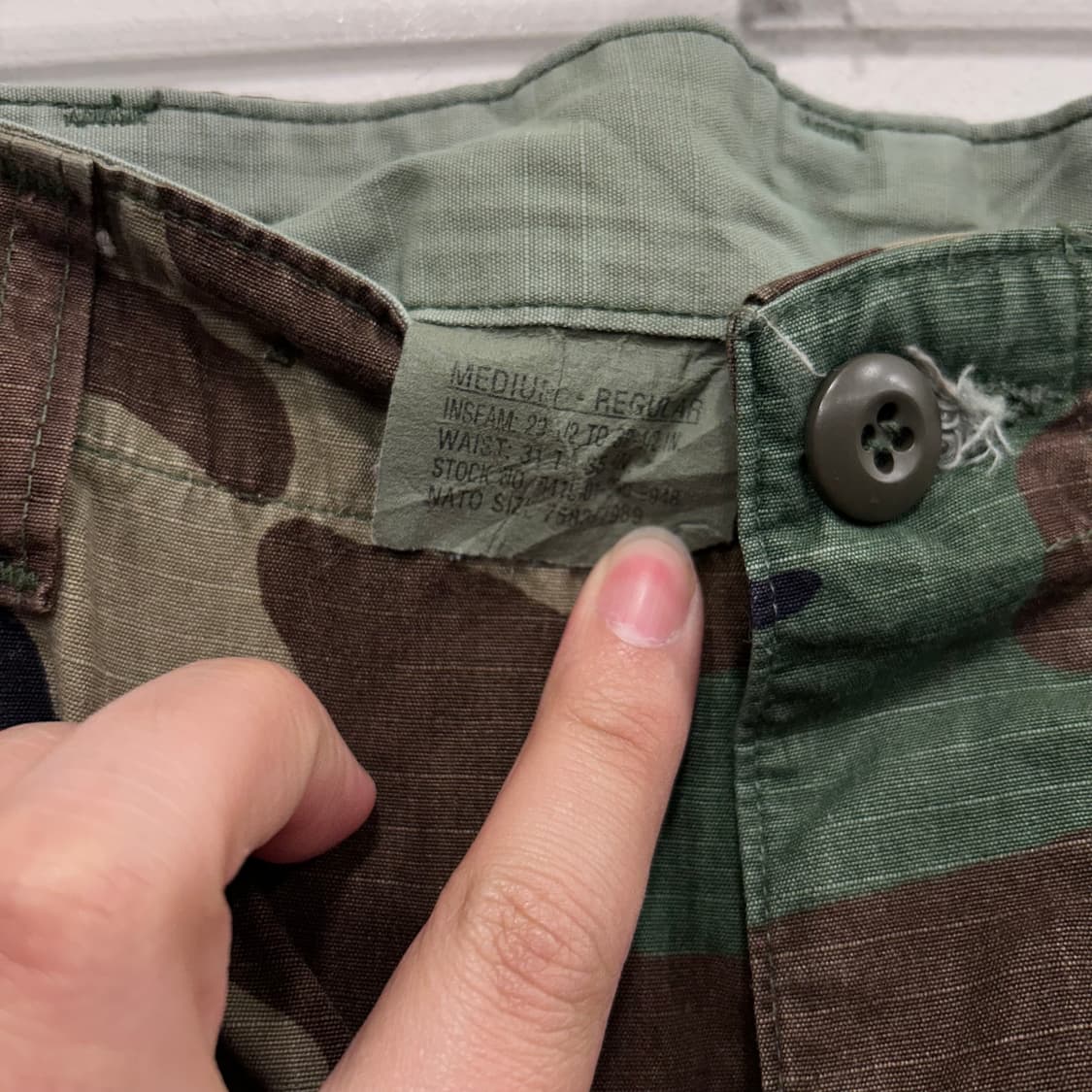 밀리터리 US ARMY 미군 전투복 하의 상품이미지3