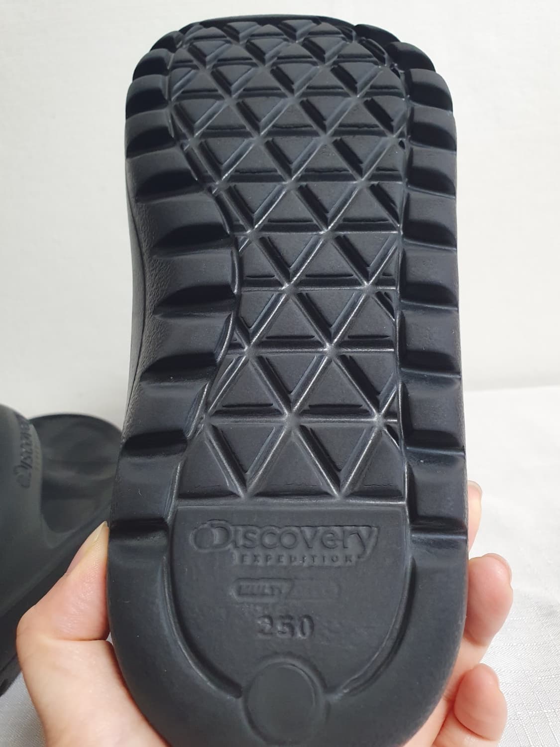 디스커버리 플립플랍 텐션 리커버리 쪼리 블랙 250mm 상품이미지9