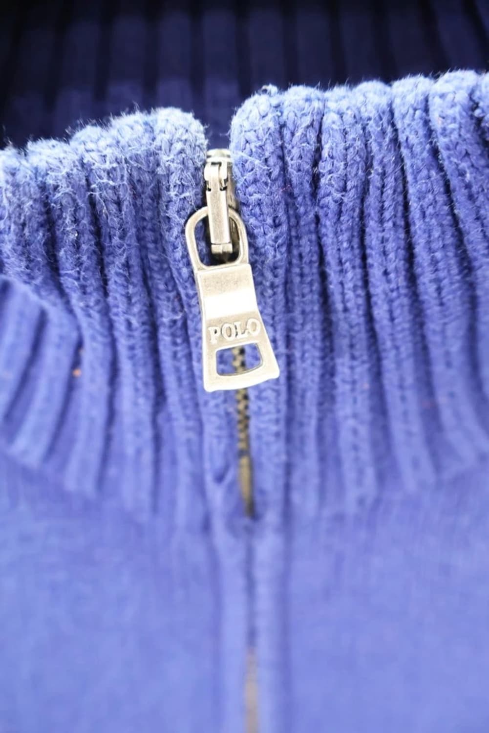 폴로랄프로렌 블루 반집업 니트 상품이미지6