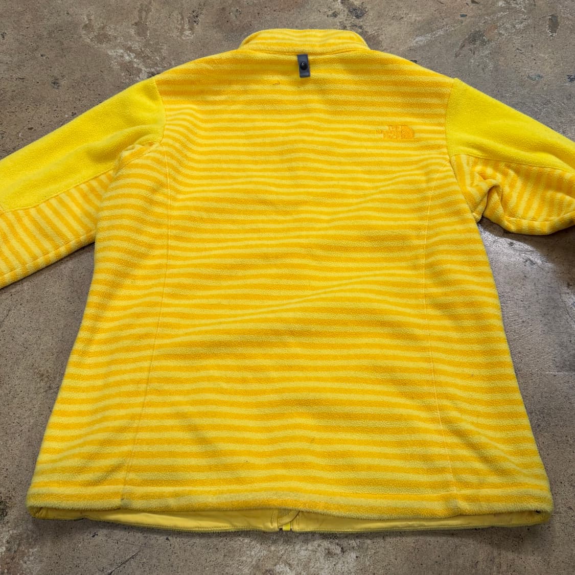 노스페이스 옐로우 스트라이프 후리스 상품이미지4