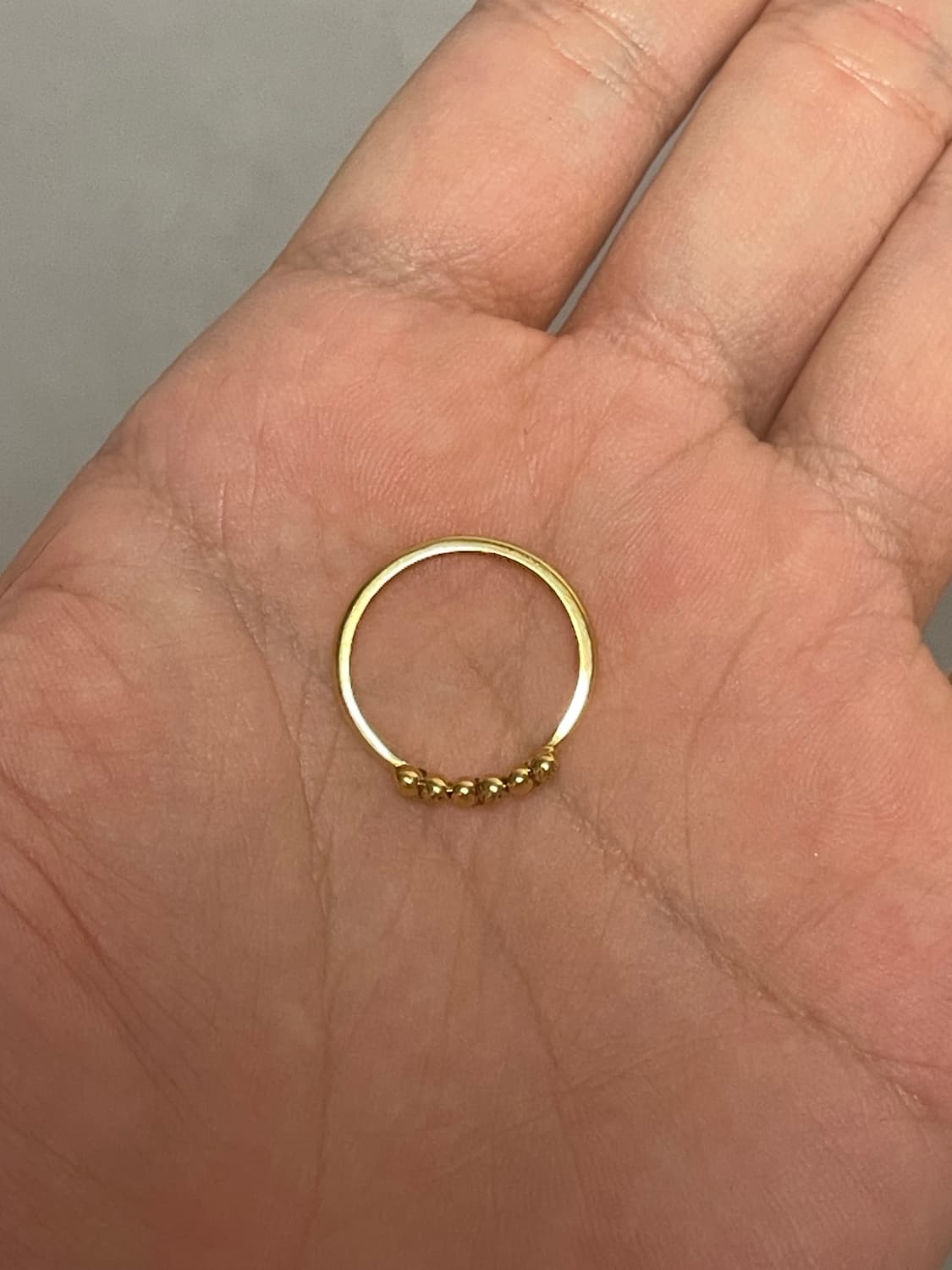 크롬하츠 22k 쓰리하트링 US 8호(17-18호) 상품이미지4