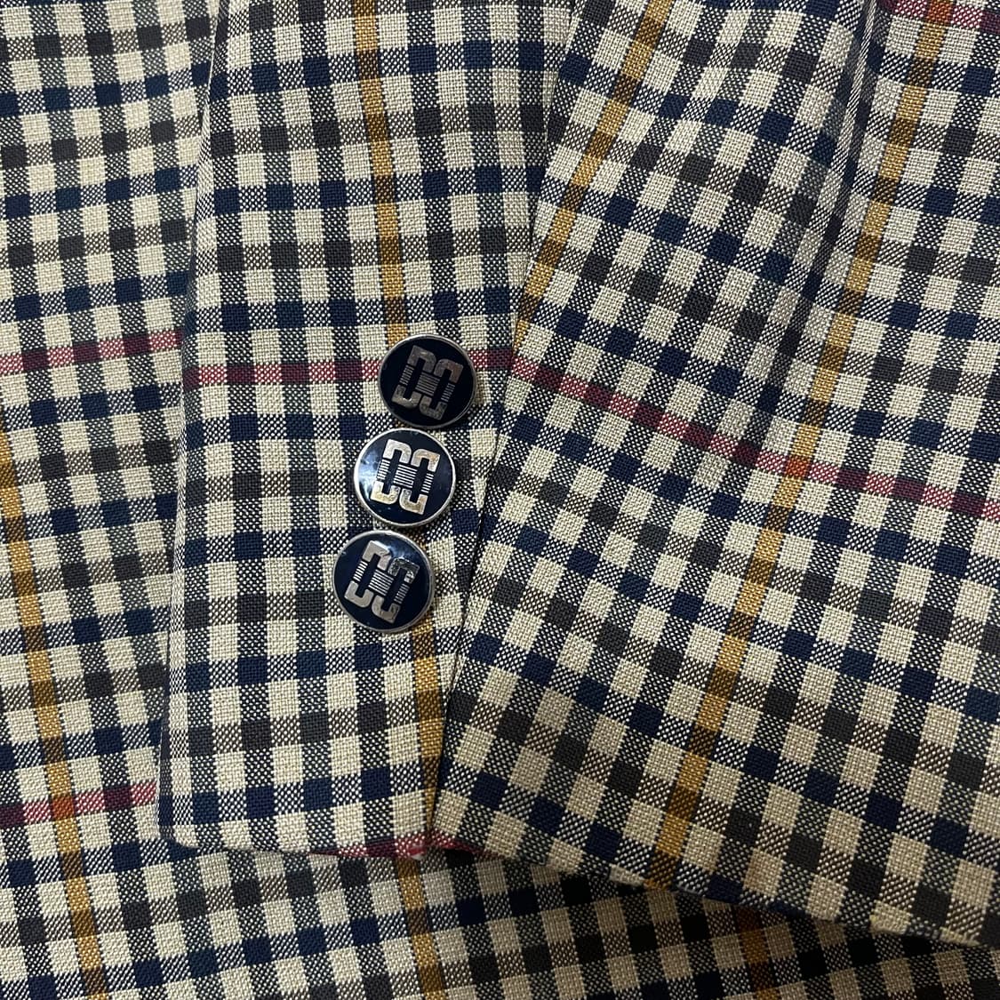 닥스 DAKS 클래식 체크 콤비 재킷 L(100) 상품이미지5