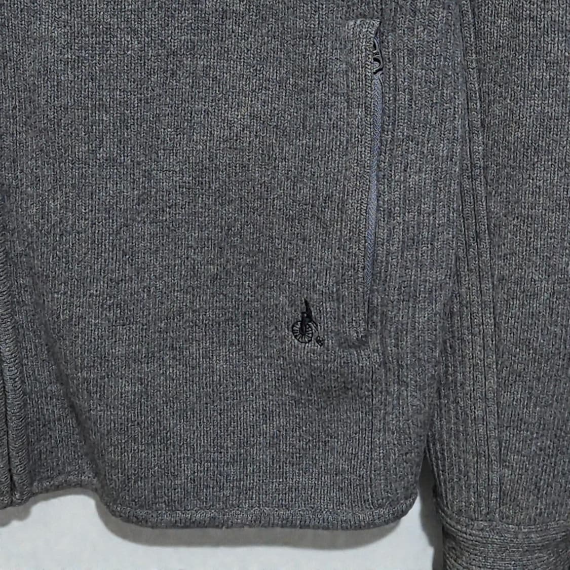 105)BEAN POLE 빈폴 묵직한 울 소재 집업 자켓 그레이 상품이미지3