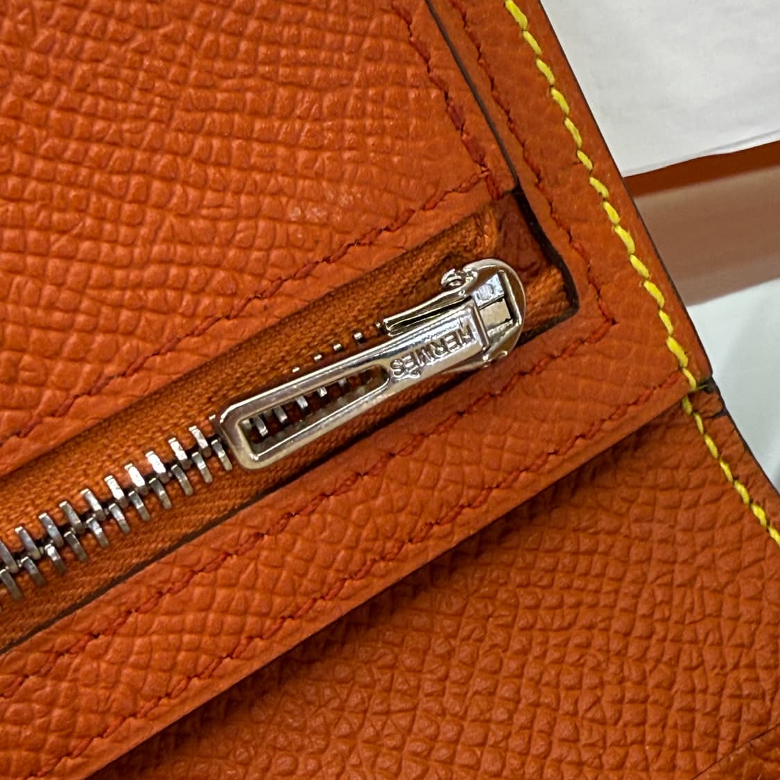 [정품]  에르메스 베안 은장 장지갑 투톤 상품이미지6