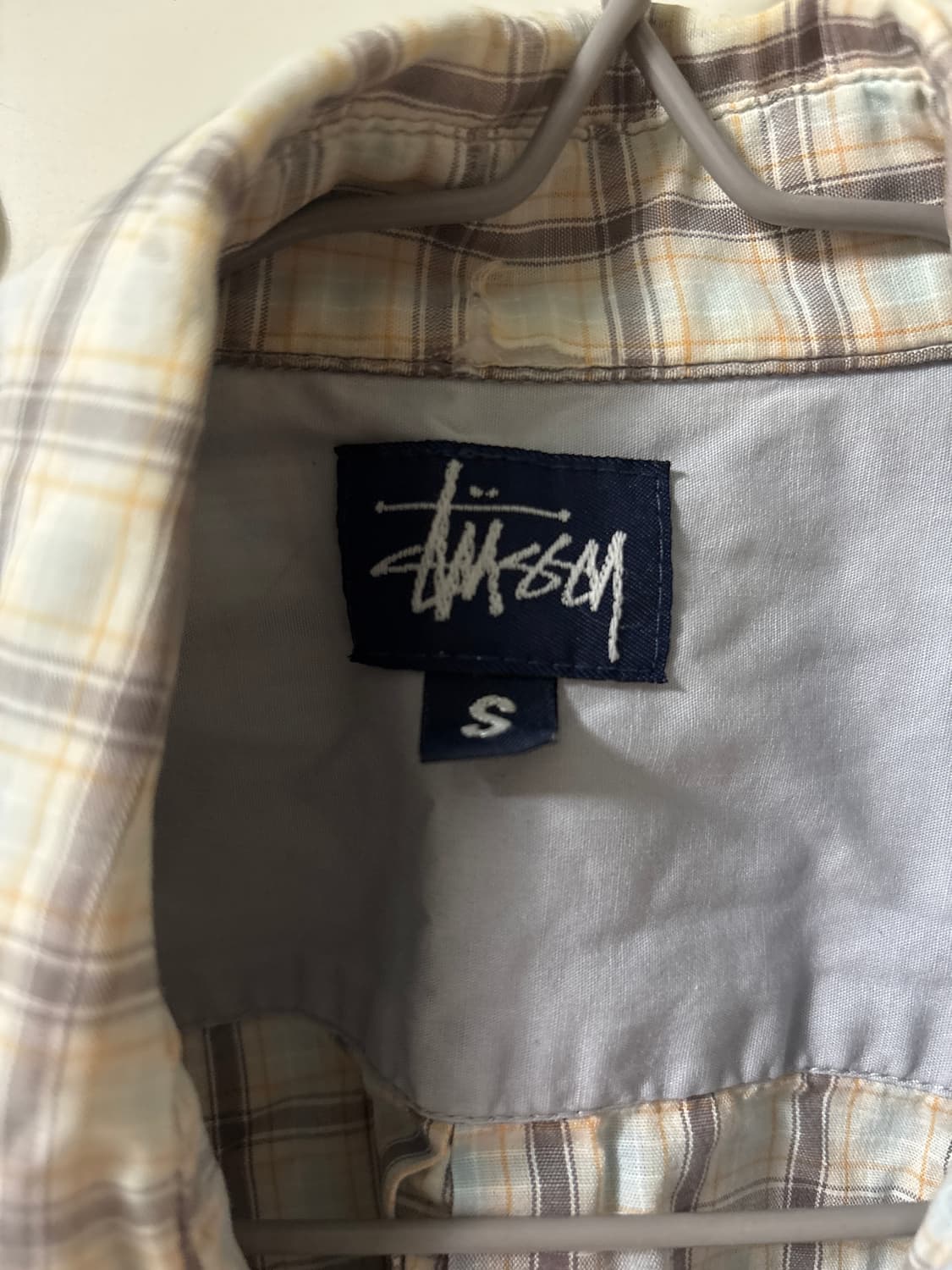 90s 스투시 체크 셔츠 상품이미지2