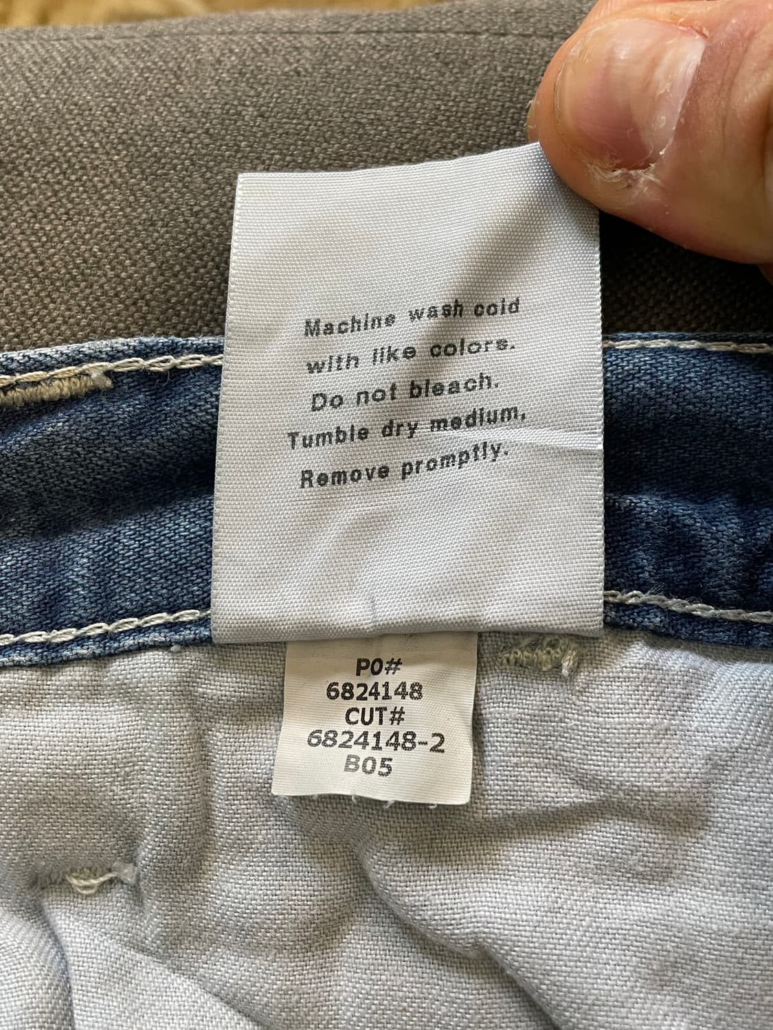 칼하트 카펜더 데님 펜츠 상품이미지4