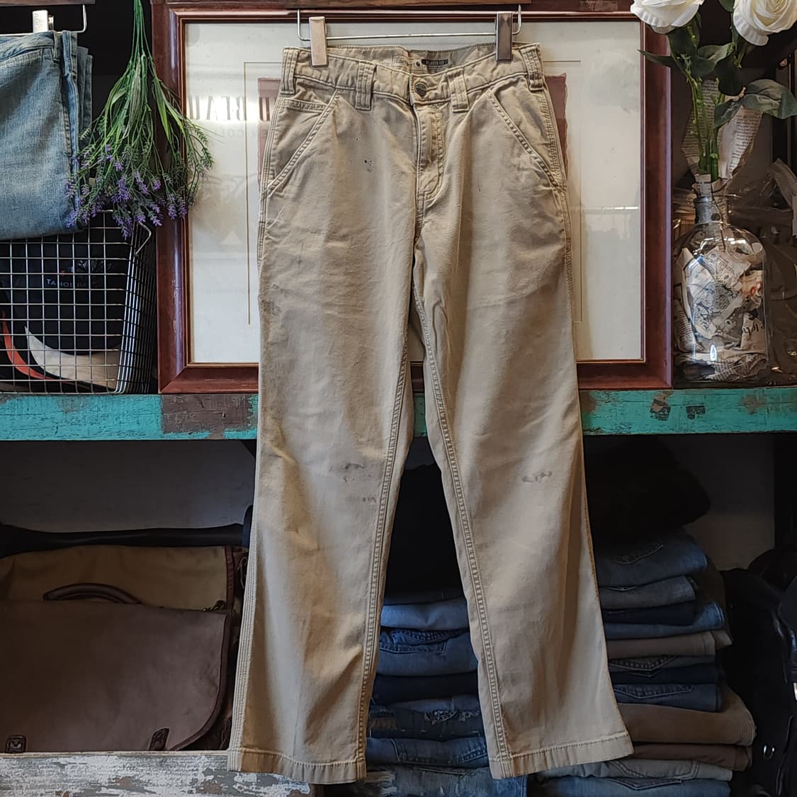 칼하트 워크팬츠 릴렉스드 핏 캔버스 바지 28x30 상품이미지1