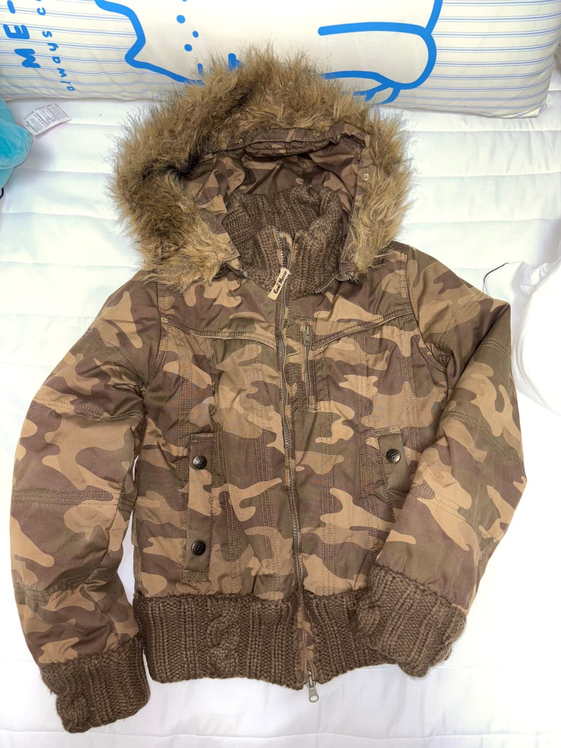 y2k 밀리터리 야상 숏패딩 상품이미지1