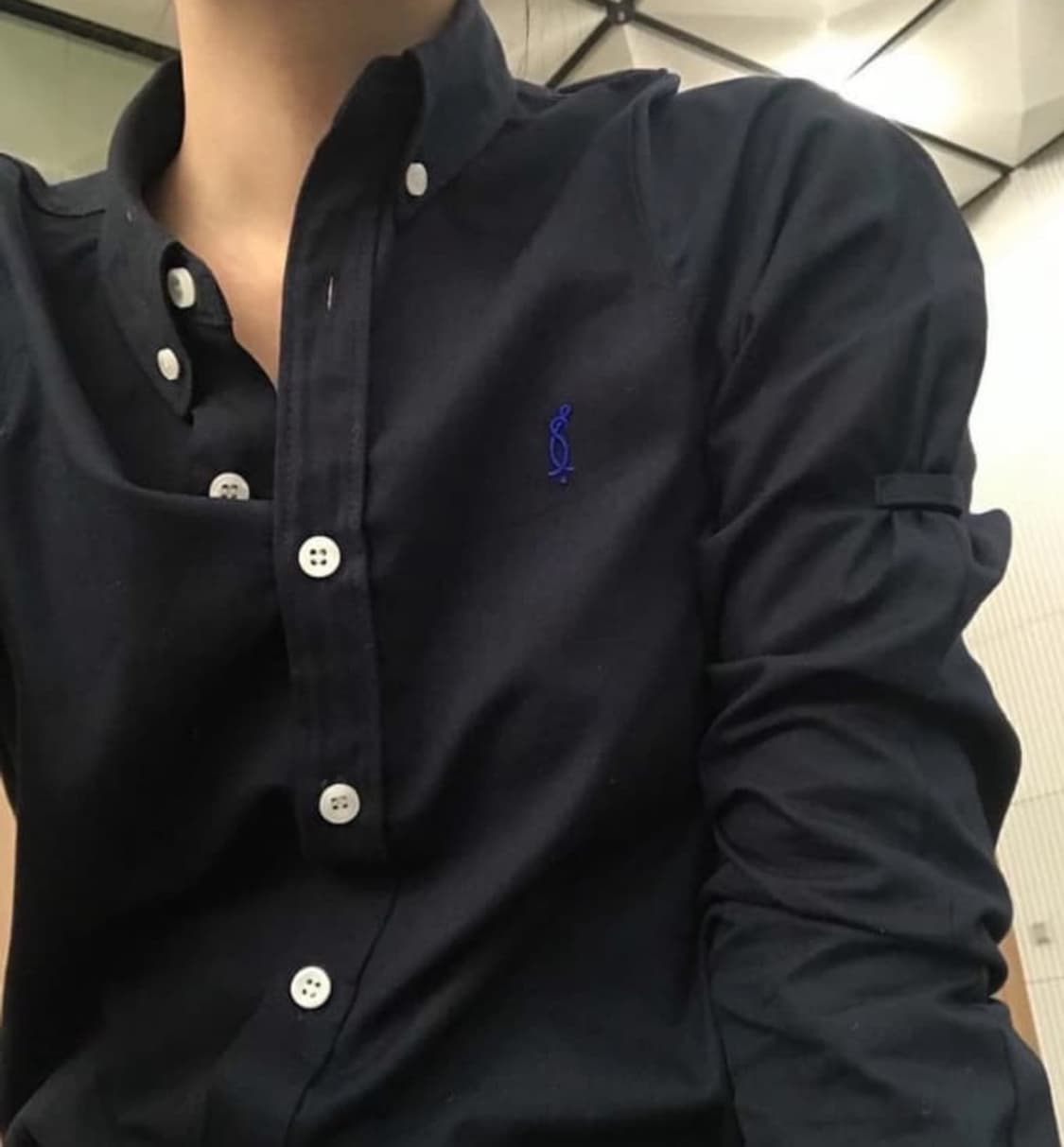 에옹쓰 셔츠 네이비 eonts 상품이미지1