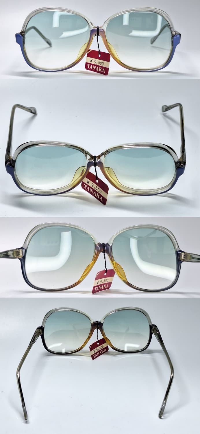 80s 일본제 빈티지 데드스톡 미사용/선글라스 Nox HJ-023 블루 상품이미지3