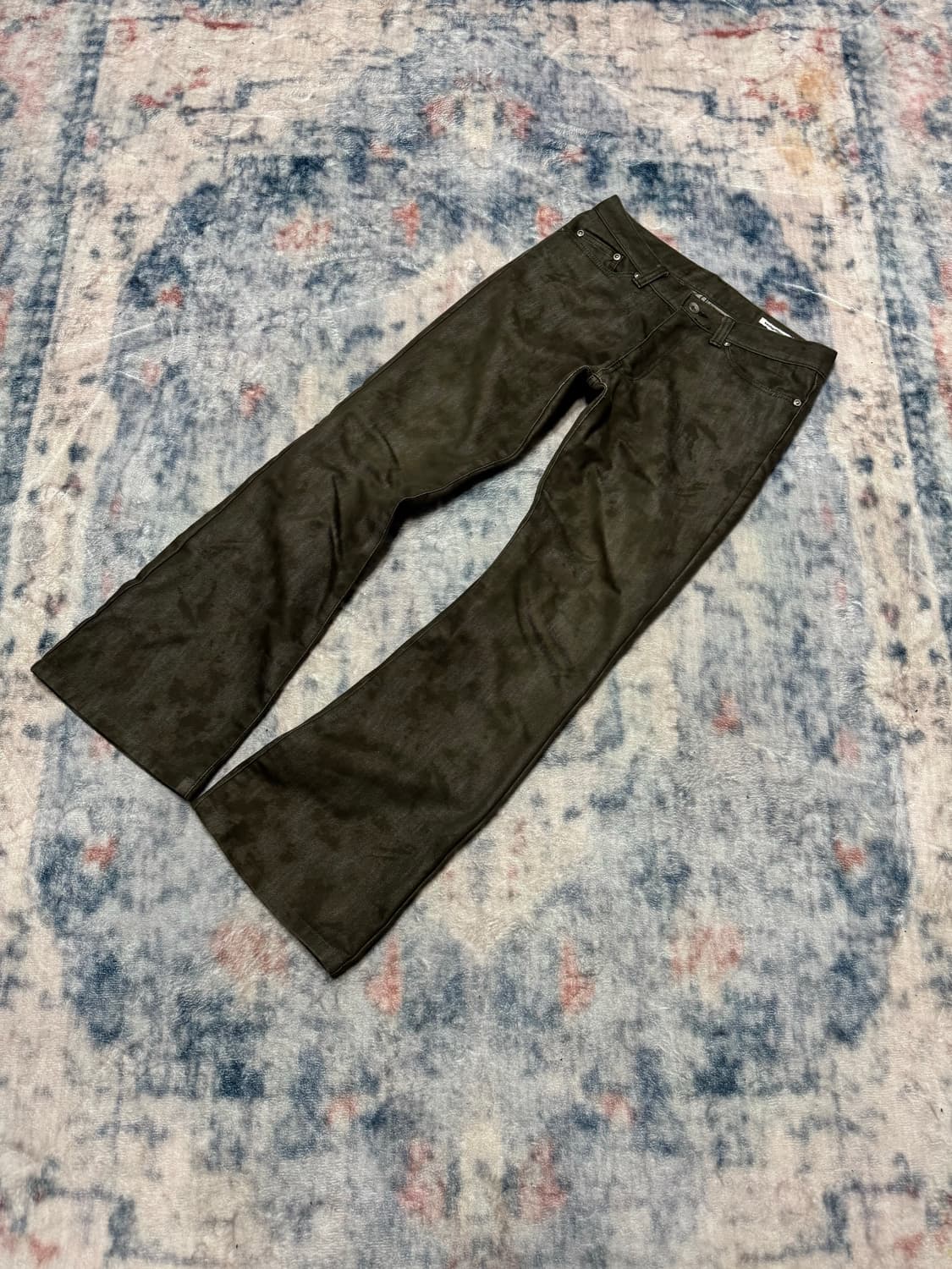 Semantic design 00s khaki boots cut pant 상품이미지1