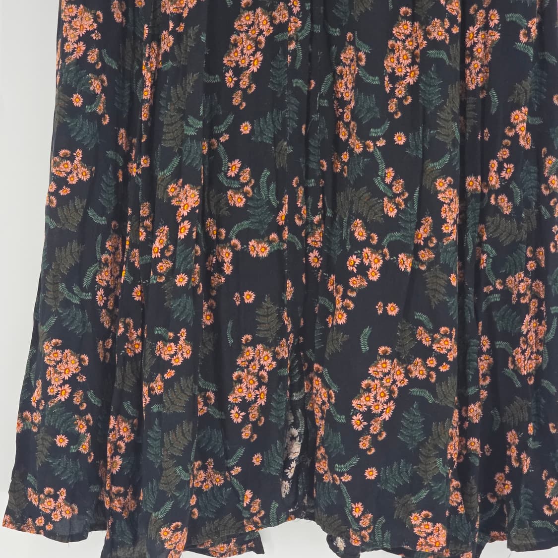 ZARA 프리미엄 플로럴 셔츠 롱 원피스 상품이미지7