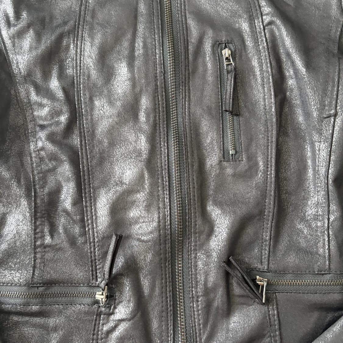 빈티지 슬림핏 라이더 자켓 상품이미지3