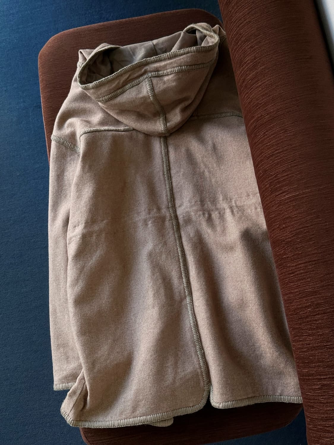 Wool felted hooded mid coat 상품이미지8