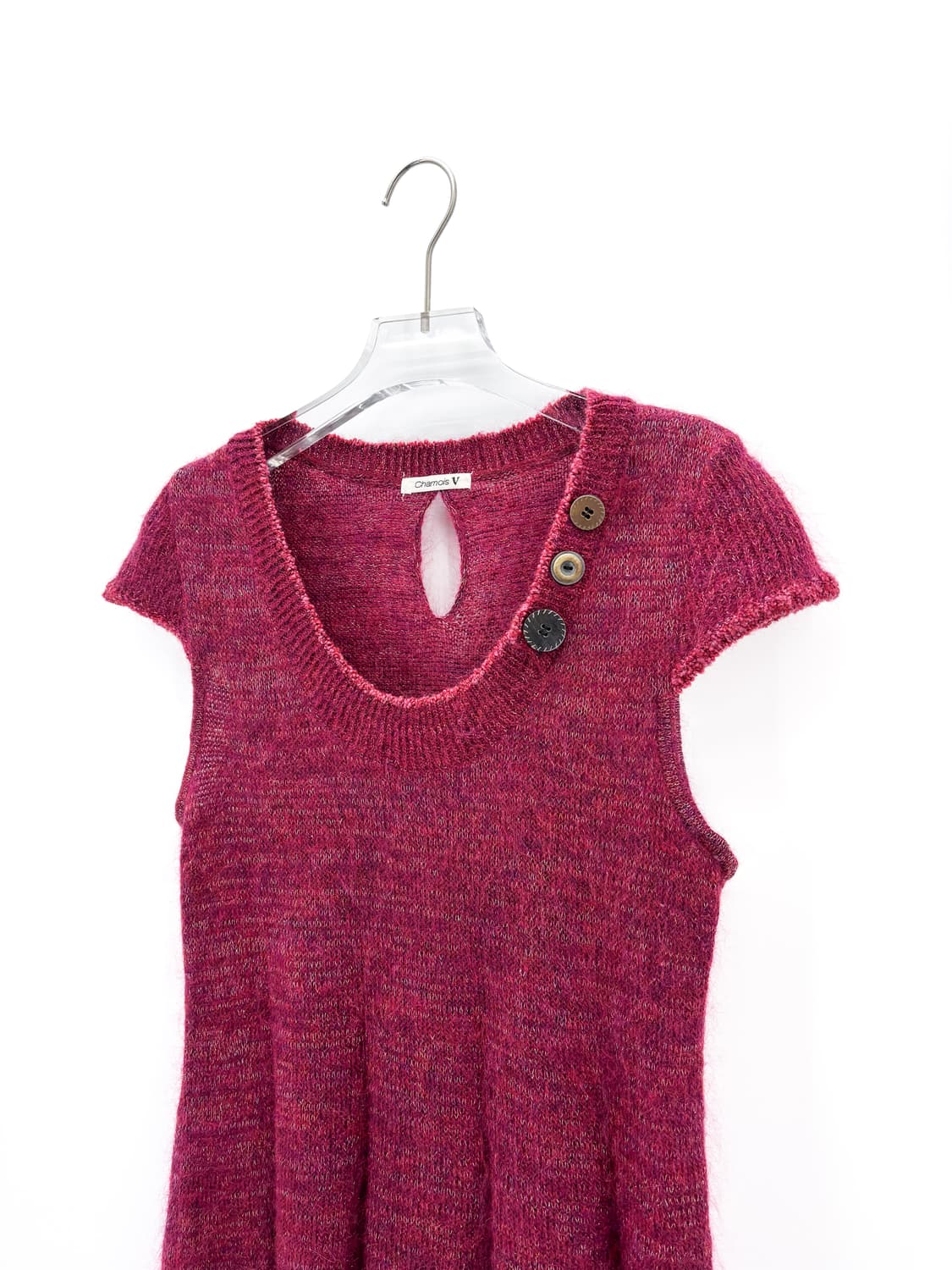 빈티지 모헤어 버튼 포인트 원피스 상품이미지2