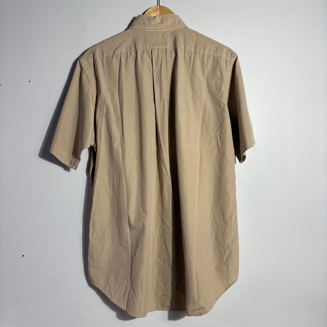 폴로 랄프로렌 베이지 반팔 버튼다운 셔츠 (무료배송) 상품이미지4