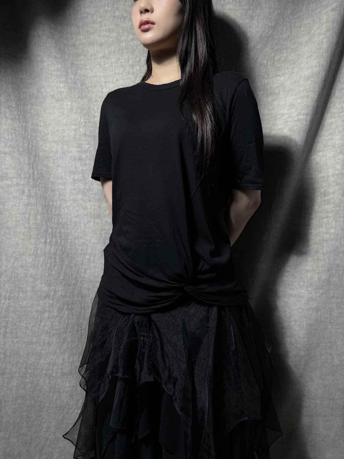 Enza Costa Asymmetric T Shirt 상품이미지1