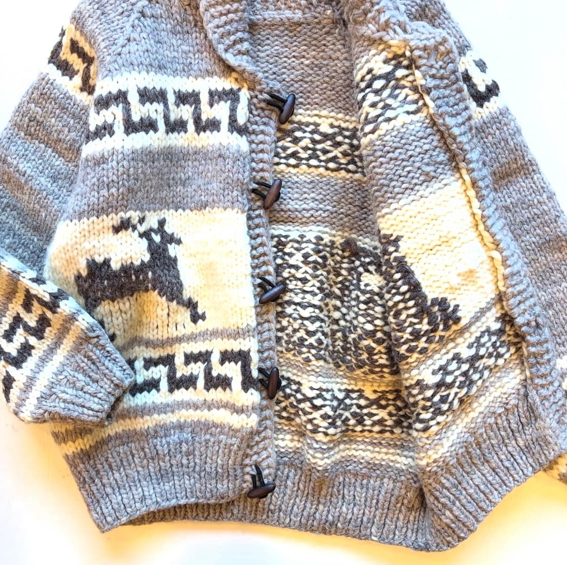 90's 핸드메이드 더플 코위찬 상품이미지6