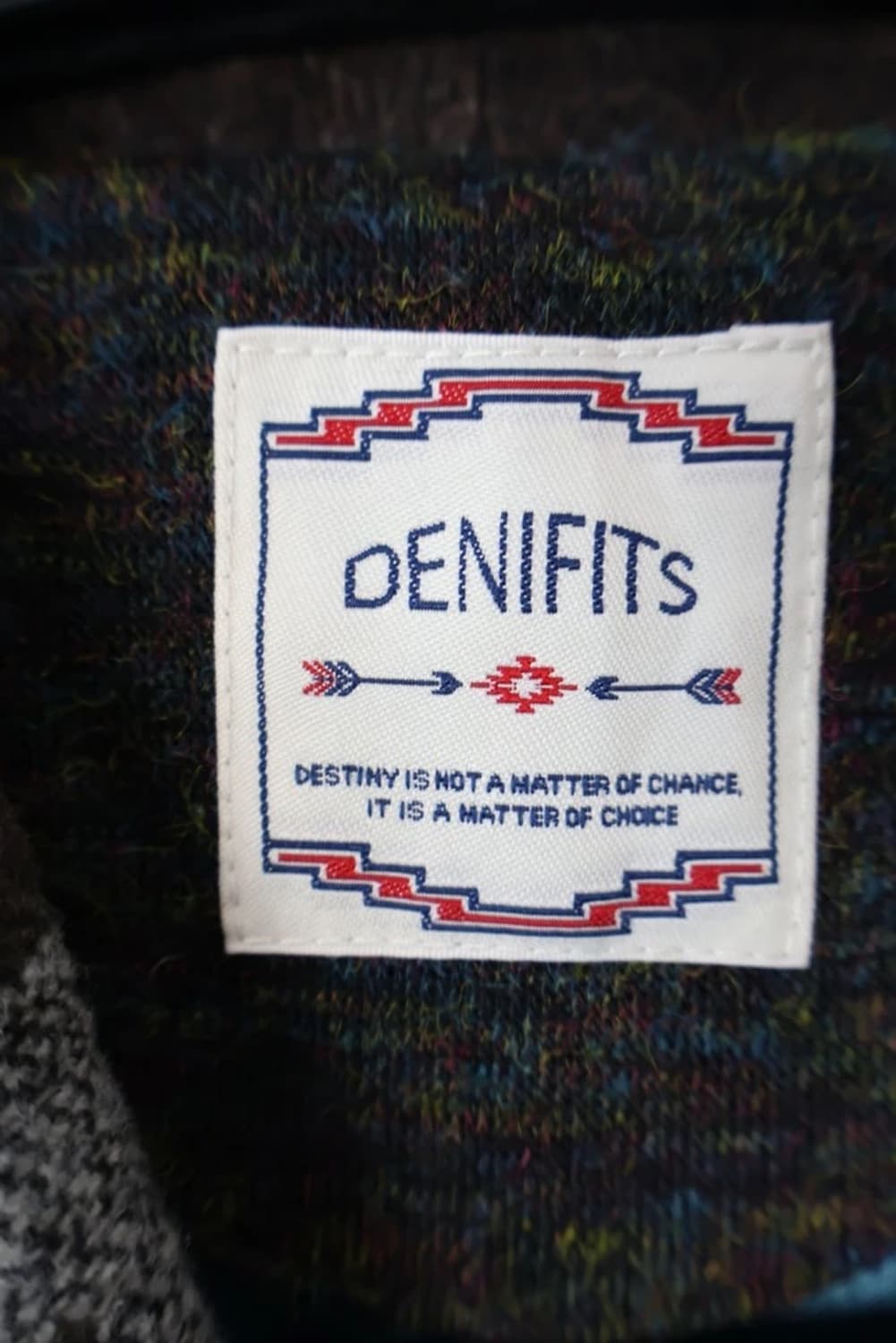 DENIFITS Ethnic Pattern Long Coat 상품이미지6