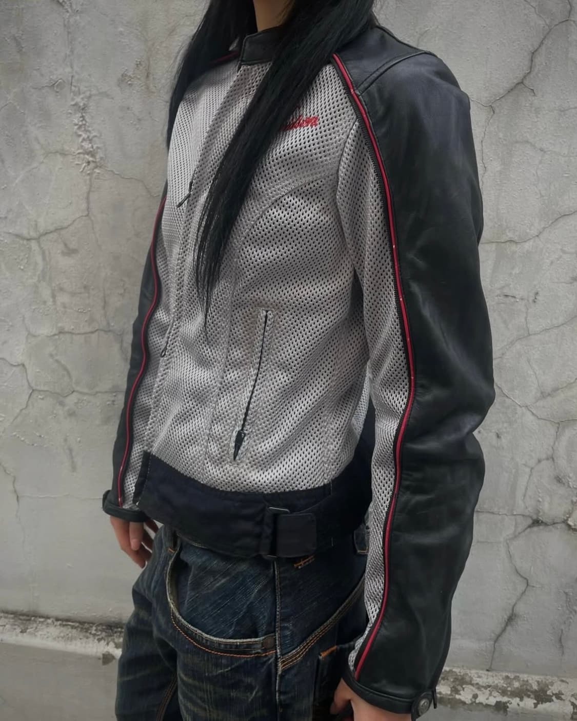 HarleyDavidson roseheart leather jacket 상품이미지6