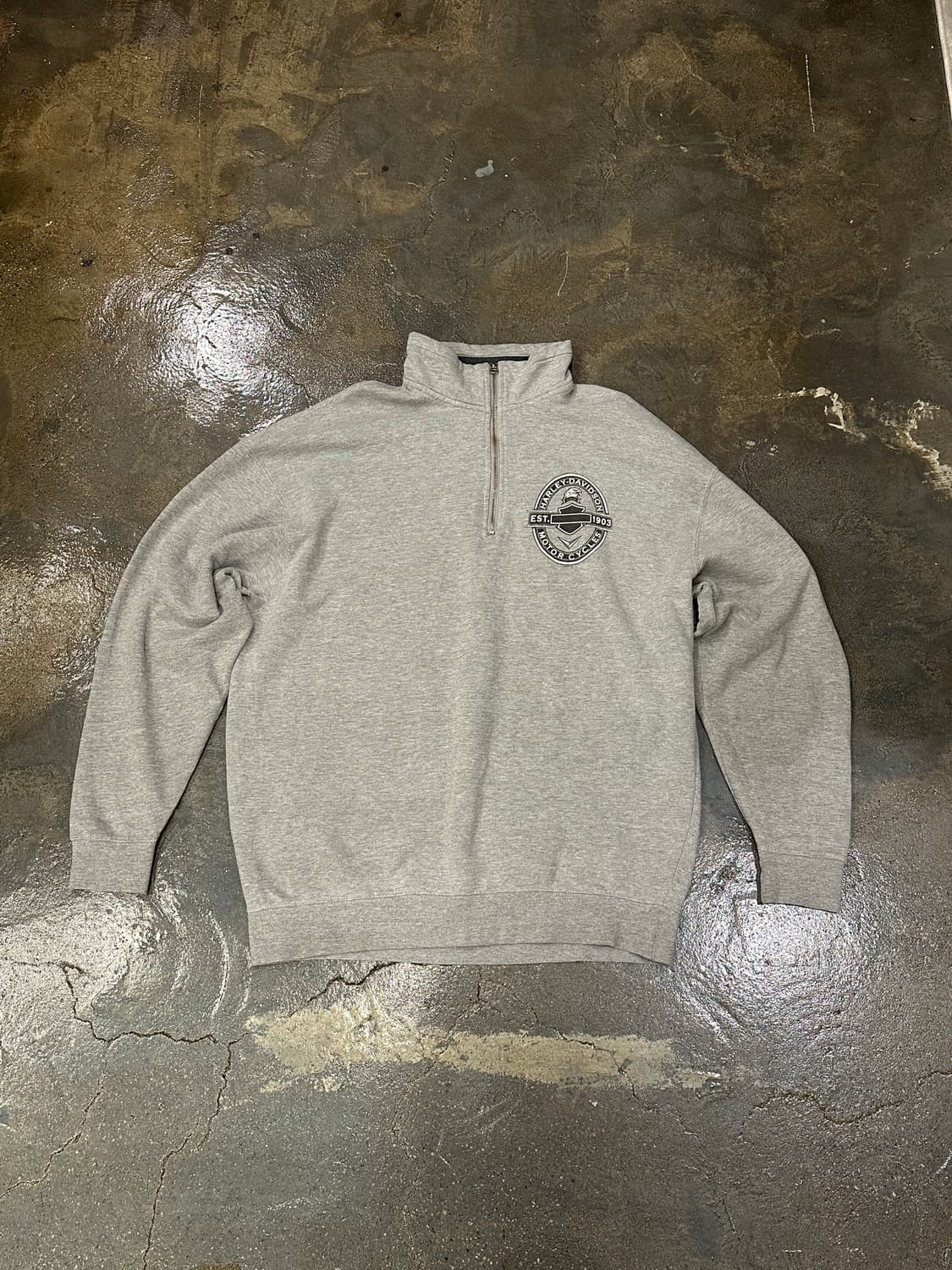 할리데이비슨 Vancouver 하프집업 그레이 XL 상품이미지2