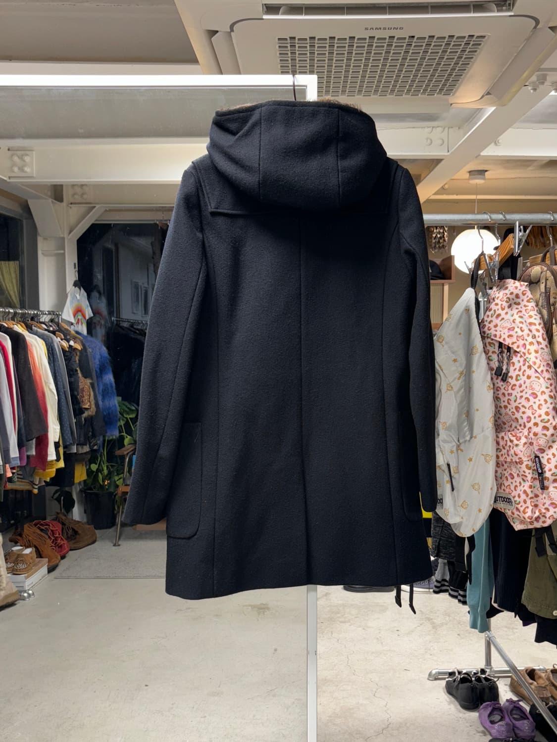 스나오 쿠와하라 퍼후드 더플 코트 상품이미지5