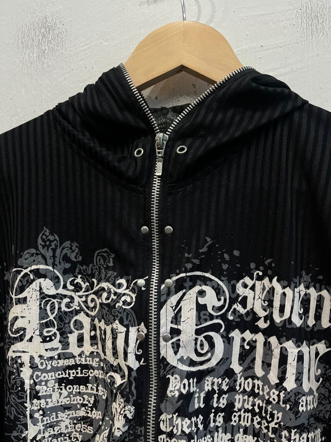 beaumere JPN 펑크 풀집업 후드 상품이미지5