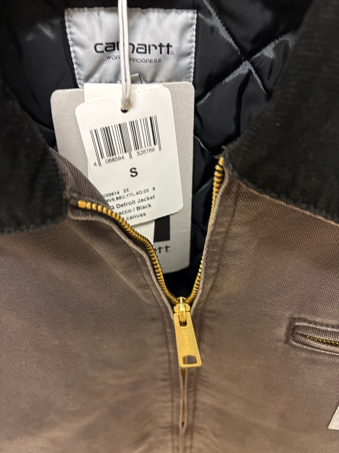 25 칼하트 디트로이트 og 토바코 블랙 자켓 s 상품이미지2
