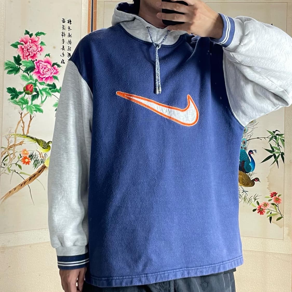 1990s 나이키 NIKE JPN 올드스쿨 후드티 상품이미지1
