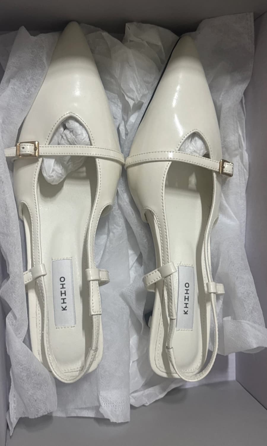 기호 KHIHO 아이보리 슬링백 힐 245 상품이미지2