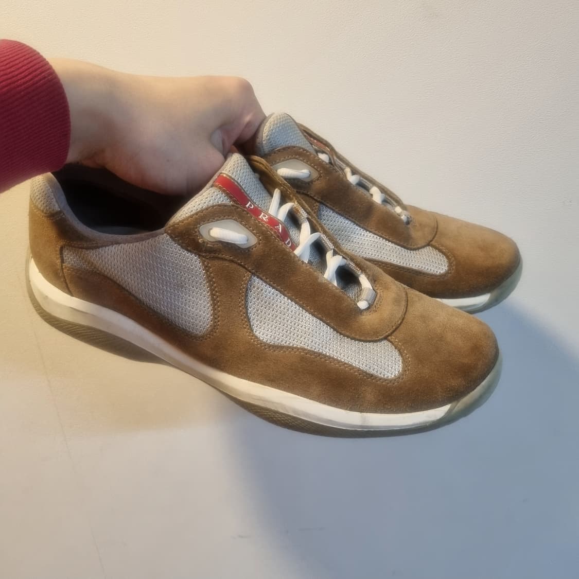 프라다 아메리칸컵 uk 8브라운 스웨이드 상품이미지1